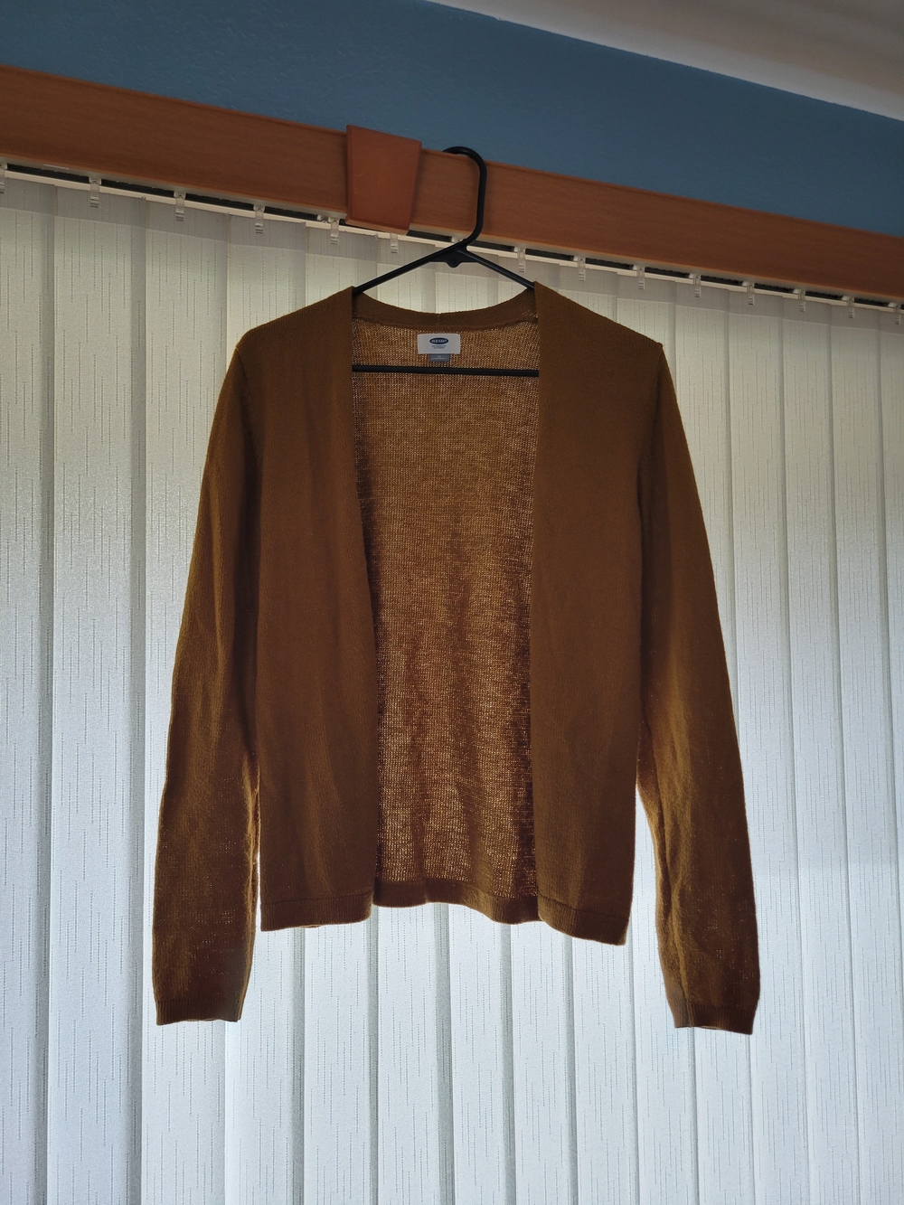 Old Navy Women's Open-Front Cardigan in Mustard Brown